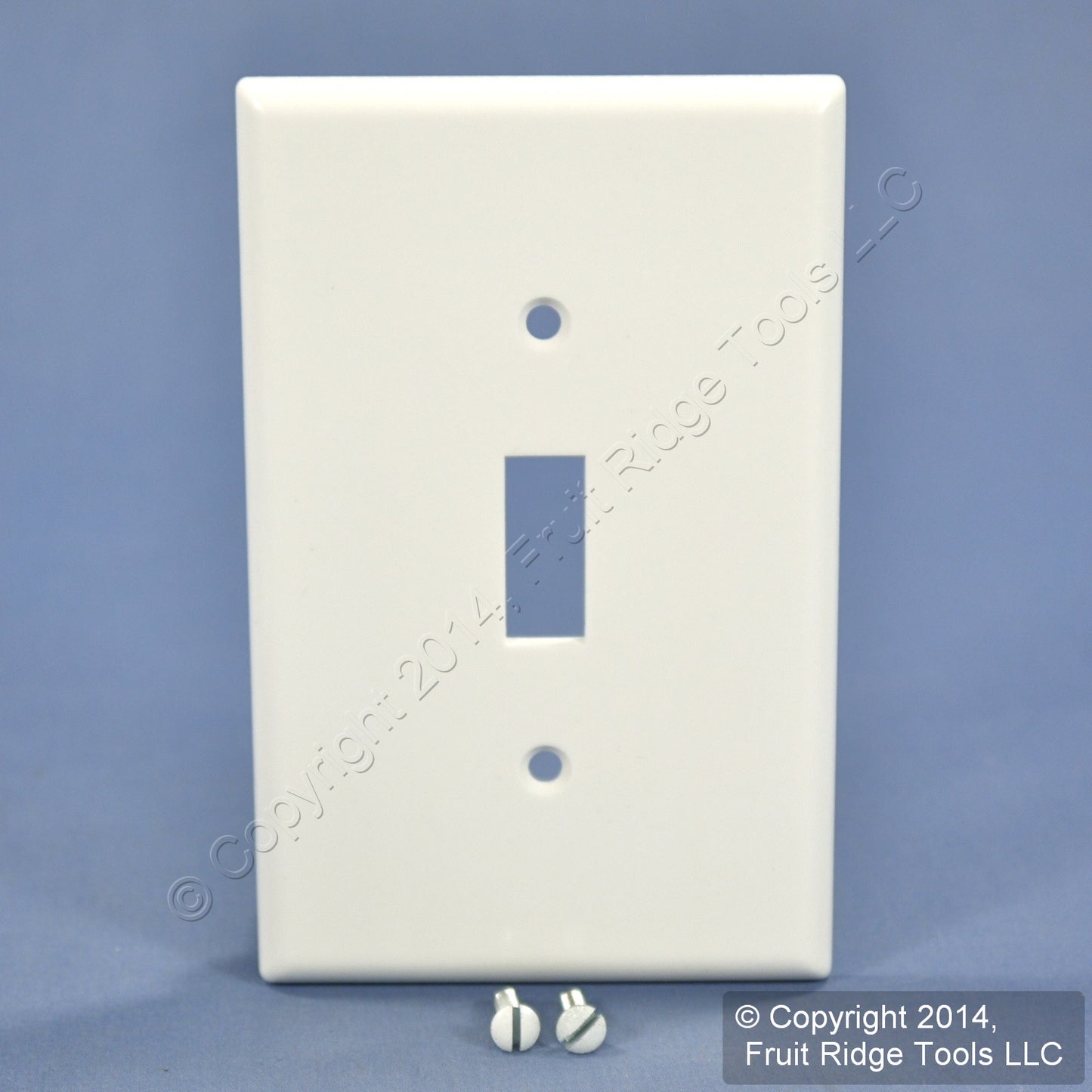 Leviton 80501-W White 1-Gang Toggle Switch Plastic Midway Wallplate Cover Plate