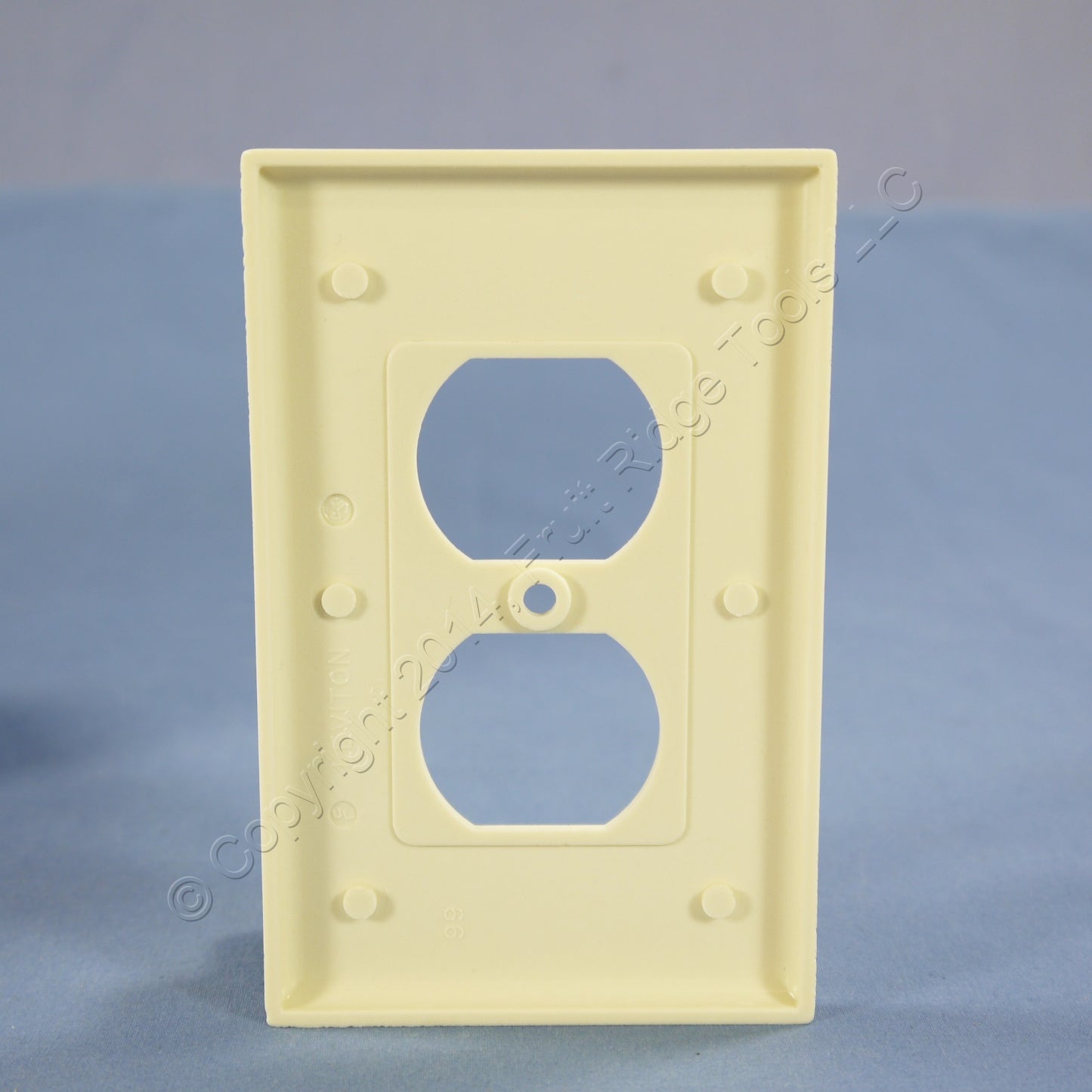 Leviton 80503-A Almond Duplex Outlet Receptacle Midway Wallplate Covers 25-pack