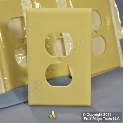 Leviton 80503-I Ivory 1-Gang Midway Wallplates Outlet Thermoset Covers 150-Pack