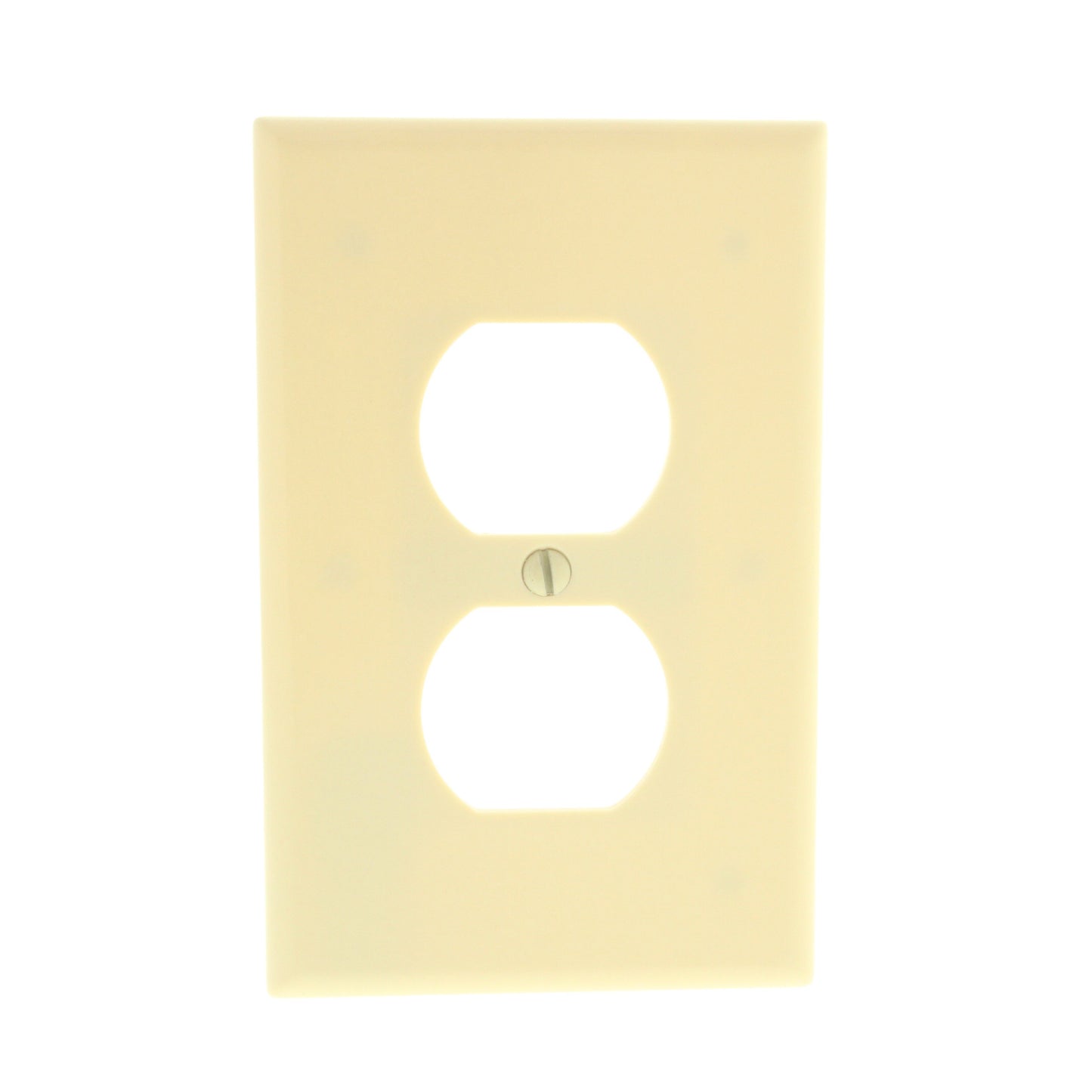 Leviton 80503-IMP Ivory 1-Gang Duplex Outlet Plastic Midway Wallplates 10pcs