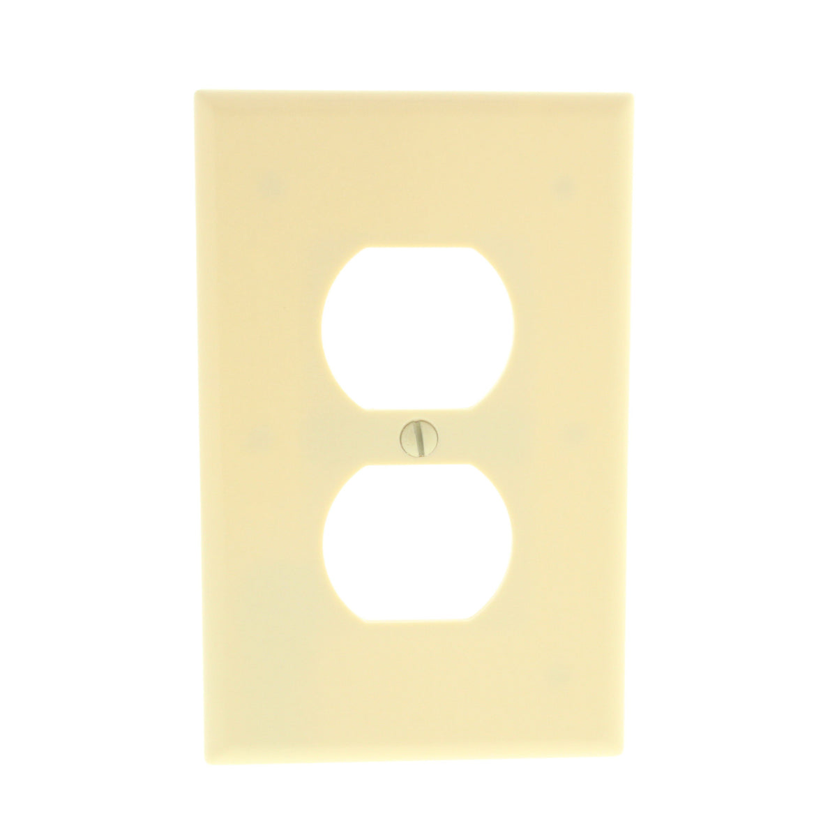 Leviton 80503-IMP Ivory 1-Gang Duplex Outlet Plastic Midway Wallplates 10pcs