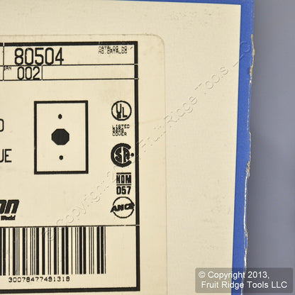 Leviton 80504 Brown 1-Gang 1.406in. Outlet Plastic Midway Wallplate Cover 100pcs