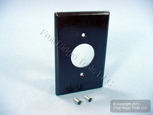 Leviton 80504 Brown 1-Gang Plastic Midway Single 1.406" Outlet Wallplate Cover