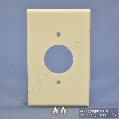 Leviton 80504-T Light Almond 1-Gang Single 1.406" Outlet Thermoset Midway Cover