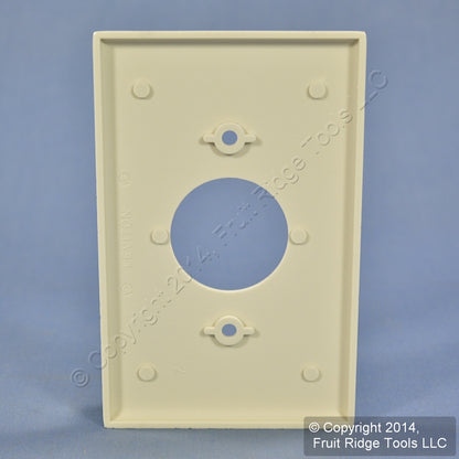 Leviton 80504-T Light Almond 1-Gang Single 1.406" Outlet Thermoset Midway Cover