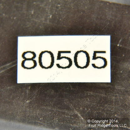 Leviton 80505 Brown 2-Gang Toggle Switch Duplex Outlet Plastic Midway Wallplate