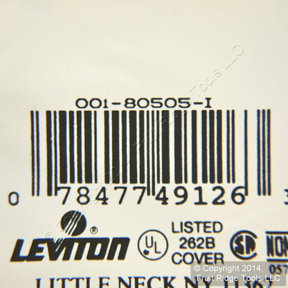 Leviton 80505-I Ivory 2-Gang Toggle Switch Duplex Outlet Midway Wallplate Cover