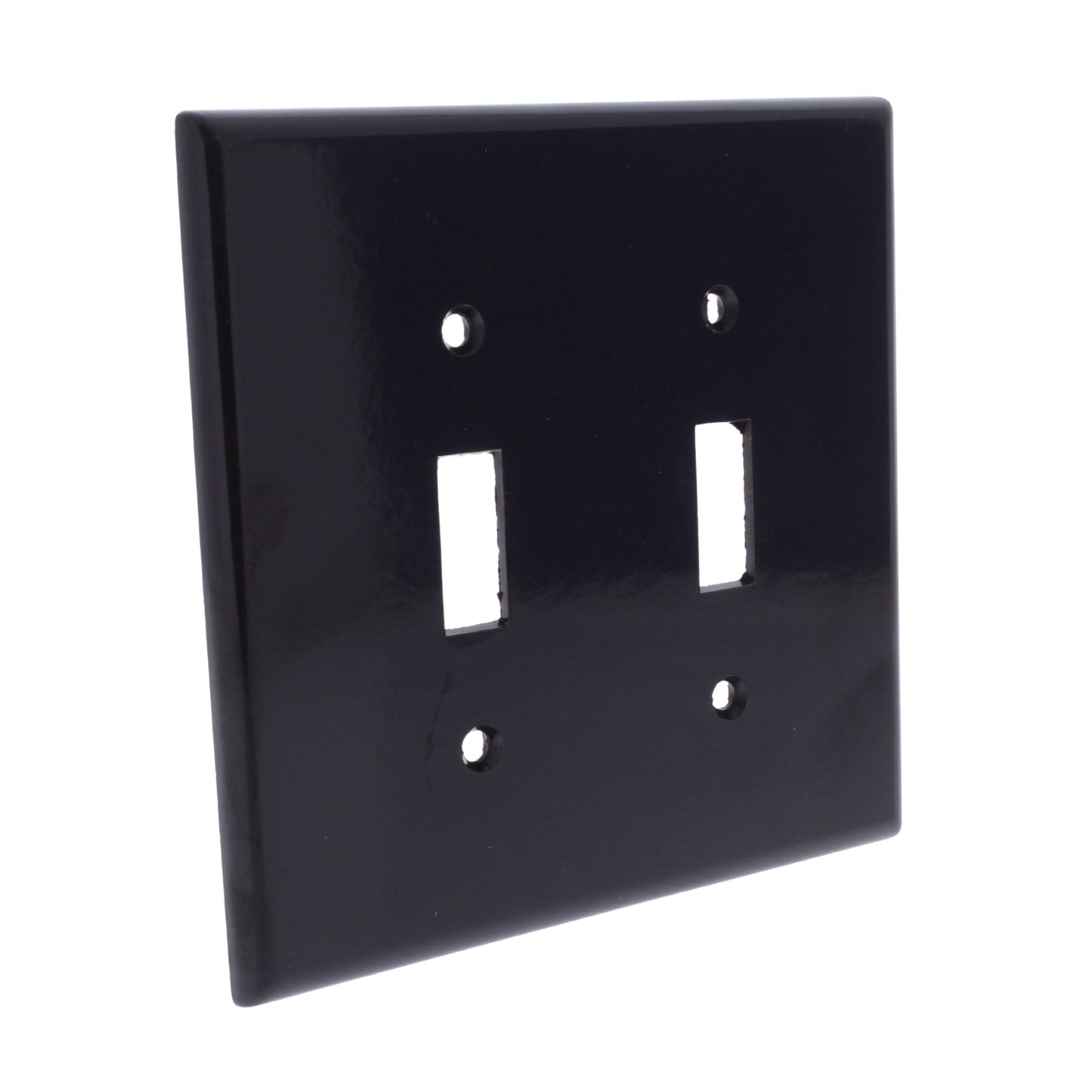 Leviton 80509 Brown 2-Gang Toggle Switch Wallplate Midway Plastic Covers 2-pack