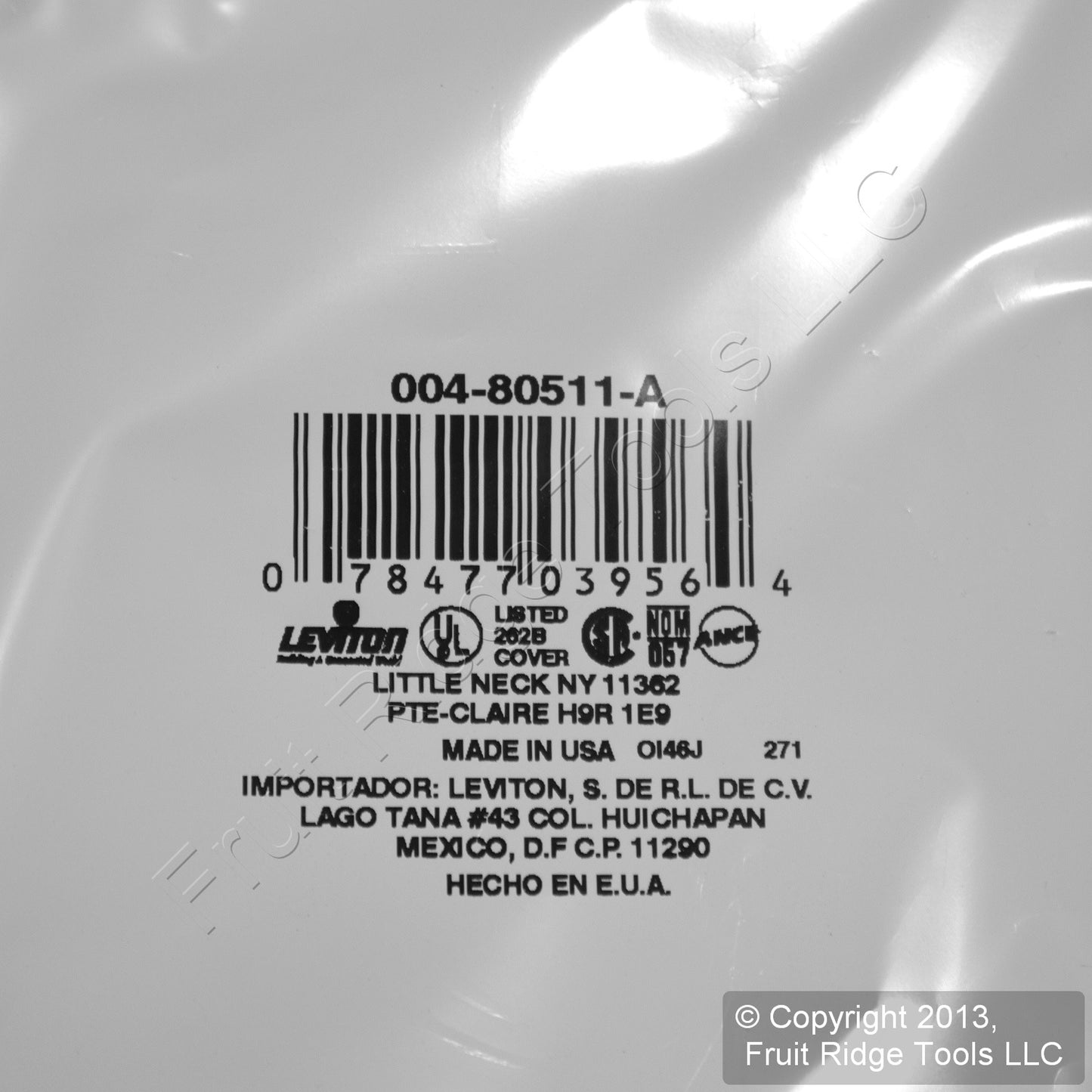 Leviton 80511-A Almond 3-Gang Toggle Switch Plastic Midway Wallplate Cover Plate
