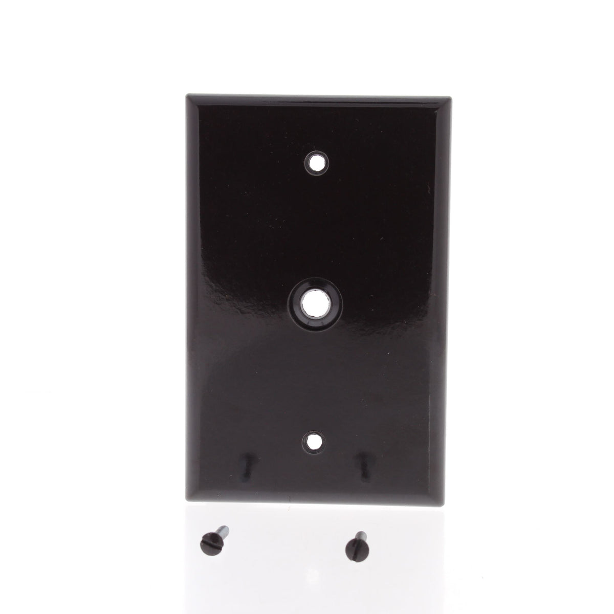 Leviton 80513 Brown Midway Phone Cable 1-Gang Wallplates .312" Opening 25-Pack
