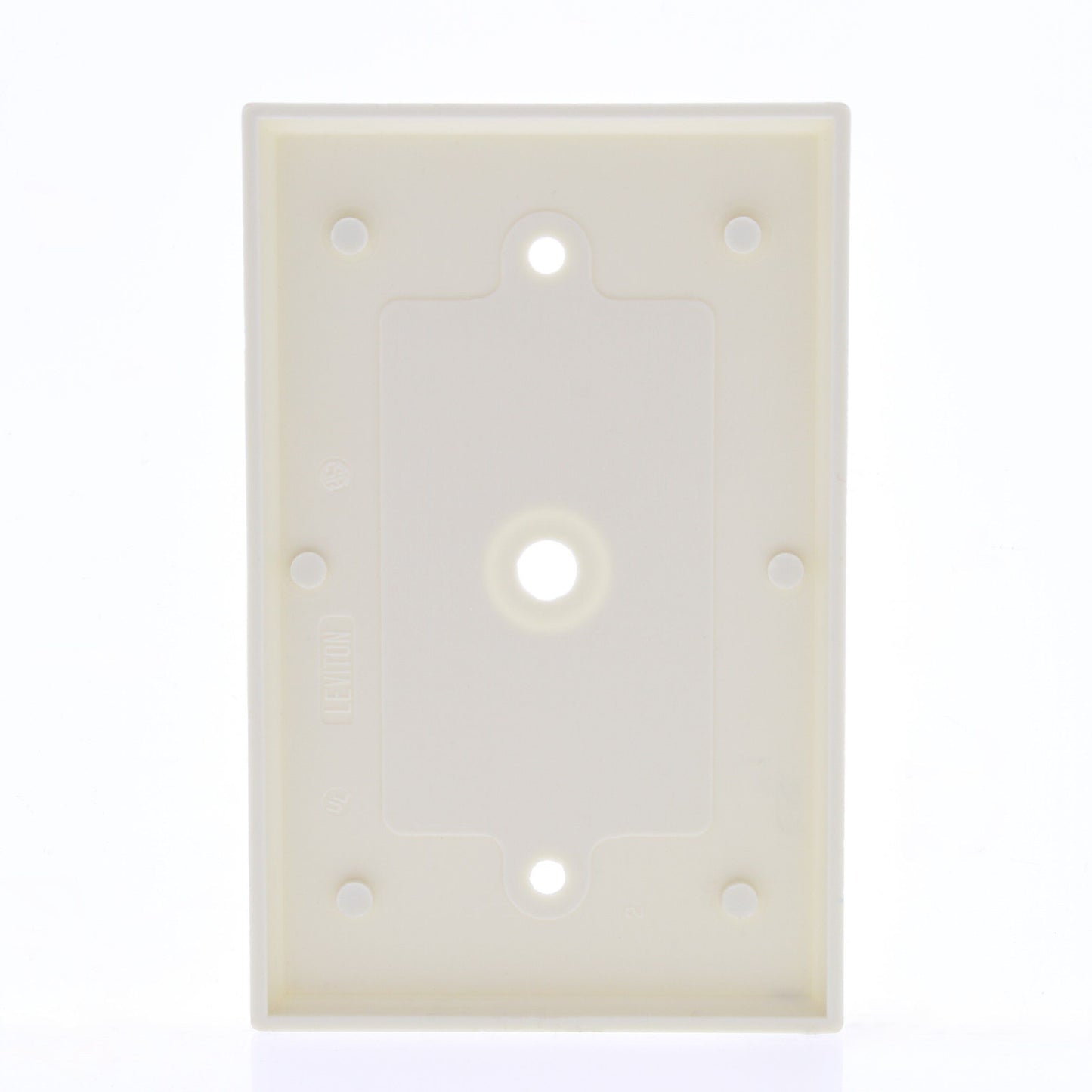 Leviton 80513-A Almond Midway 1-Gang Phone Cable Wallplates .312" Opening 3-Pack