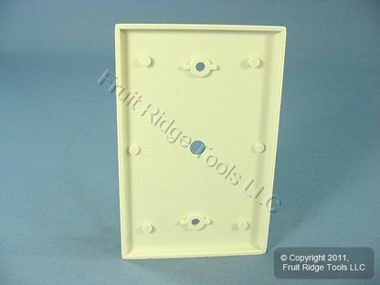 Leviton 80513-T Lt Almond 1-Gang Phone .312" Plastic Midway Wallplate Box Mount