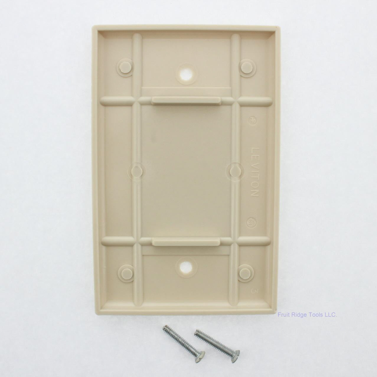 Leviton 80514-I Ivory 1-Gang Blank Plastic Midway Wallplate Cover BoxMount 30pcs