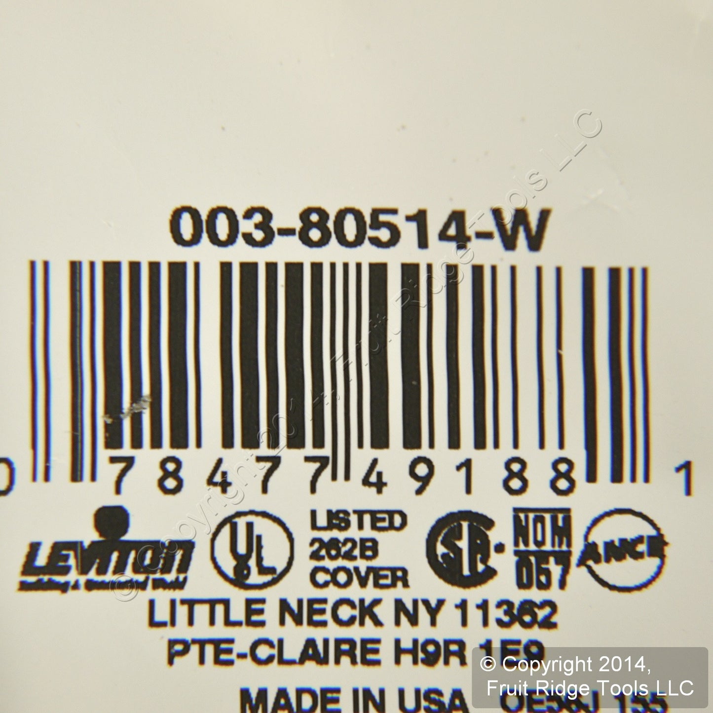 3 Leviton White 1-Gang Blank Midway Box Mount Wallplate Plastic Covers 80514-W