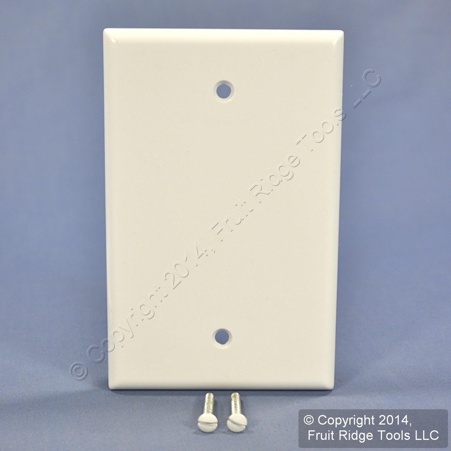 3 Leviton White 1-Gang Blank Midway Box Mount Wallplate Plastic Covers 80514-W