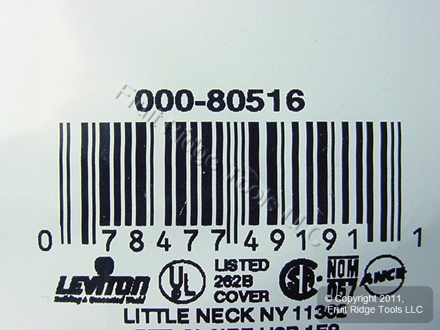 Leviton 80516 Brown Midway 2-Gang Duplex Outlet Plastic Wallplate Cover Plate
