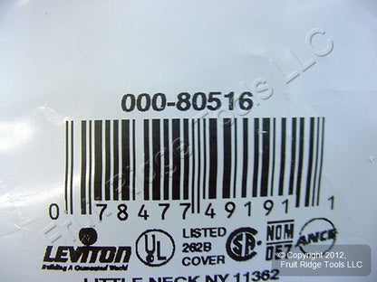 Leviton 80516 Brown 2-Gang Duplex Outlet Plastic Midway Wallplate Covers 2-pack