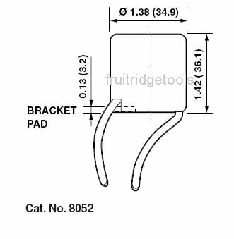 Leviton Unglazed Porcelain Lampholder 24" Wire Leads Incandescent 8052-999