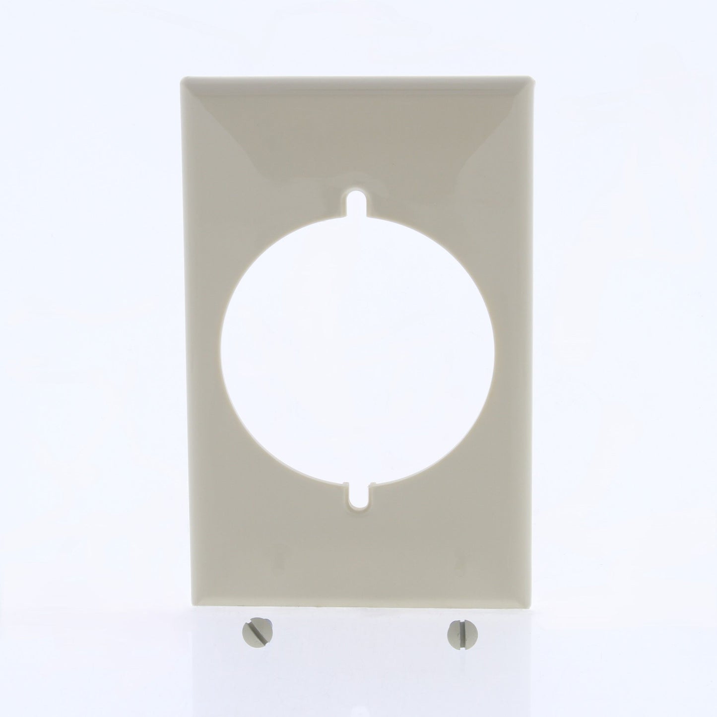 Leviton 80532 Ivory 1-Gang 2.465" Outlet Power Receptacle Thermoset Wallplate