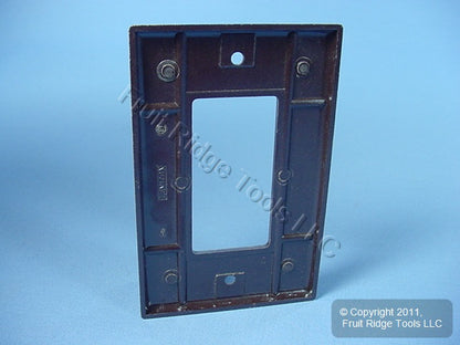 Leviton Brown 1-Gang Decora Large Wallplate Gfci Gfi Rocker Switch Cover 80601