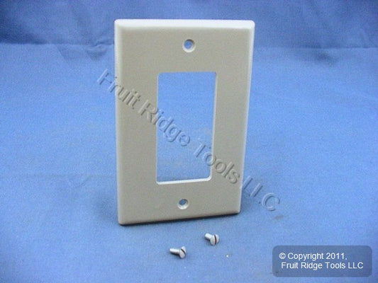 Leviton 80601-GY Gray 1-Gang Decora GFCI Plastic Midway Wallplate Covers 25pcs