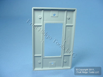 Leviton 80601-GY Gray 1-Gang Decora GFCI GFI Plastic Midway Wallplate Cover