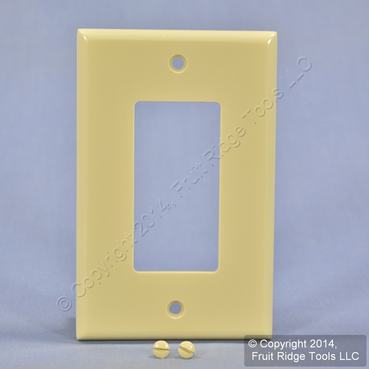 Leviton 80601-I Ivory 1-Gang Decora GFCI GFI Plastic Midway Wallplate Cover