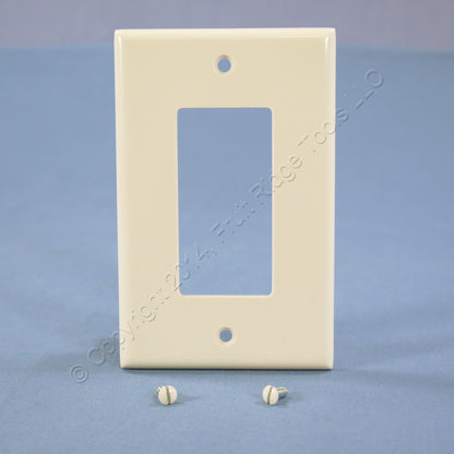 Leviton 80601-T Light Almond 1-Gang Decora GFCI Plastic Midway Wallplate Cover