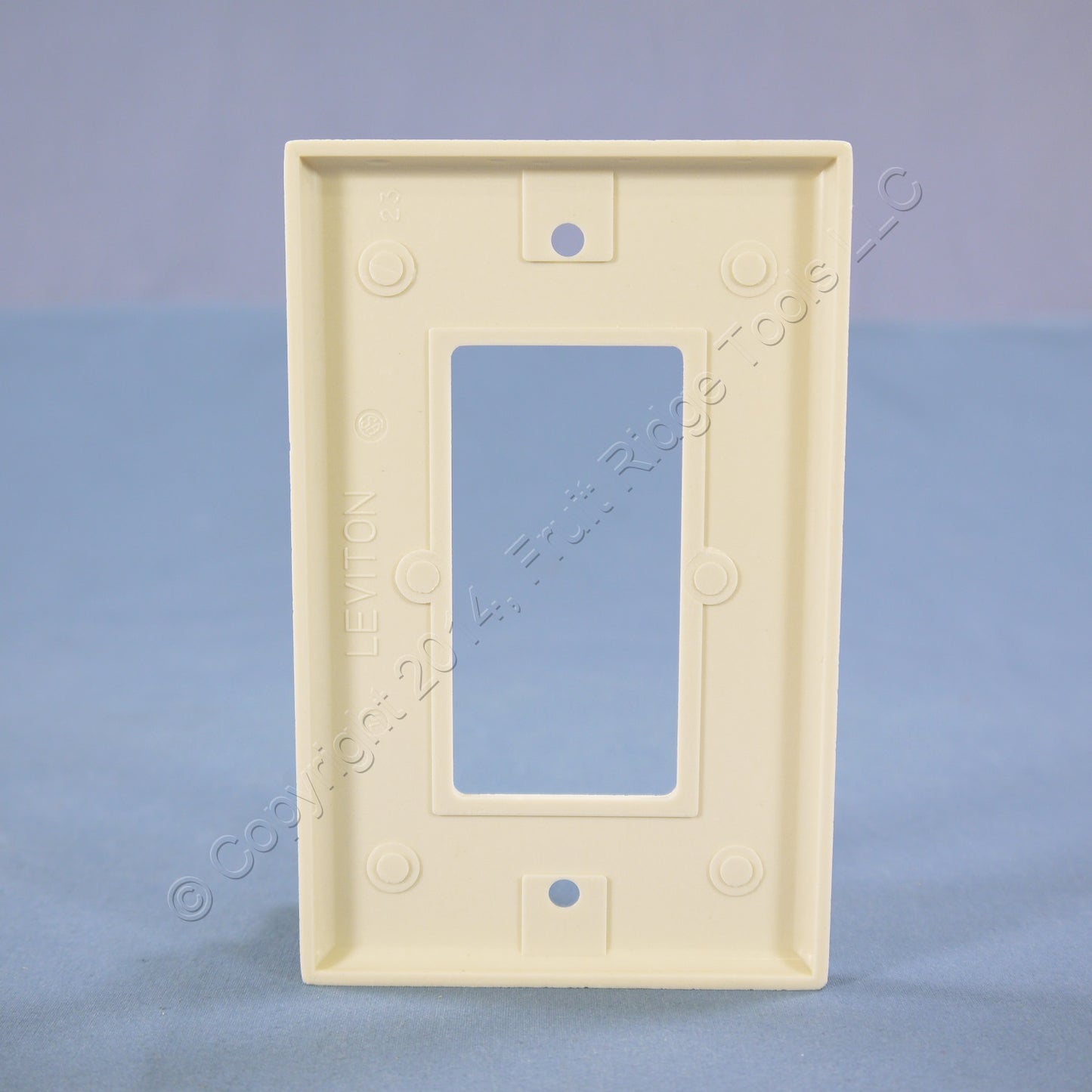 Leviton 80601-T Light Almond 1-Gang Decora GFCI Plastic Midway Wallplate Cover