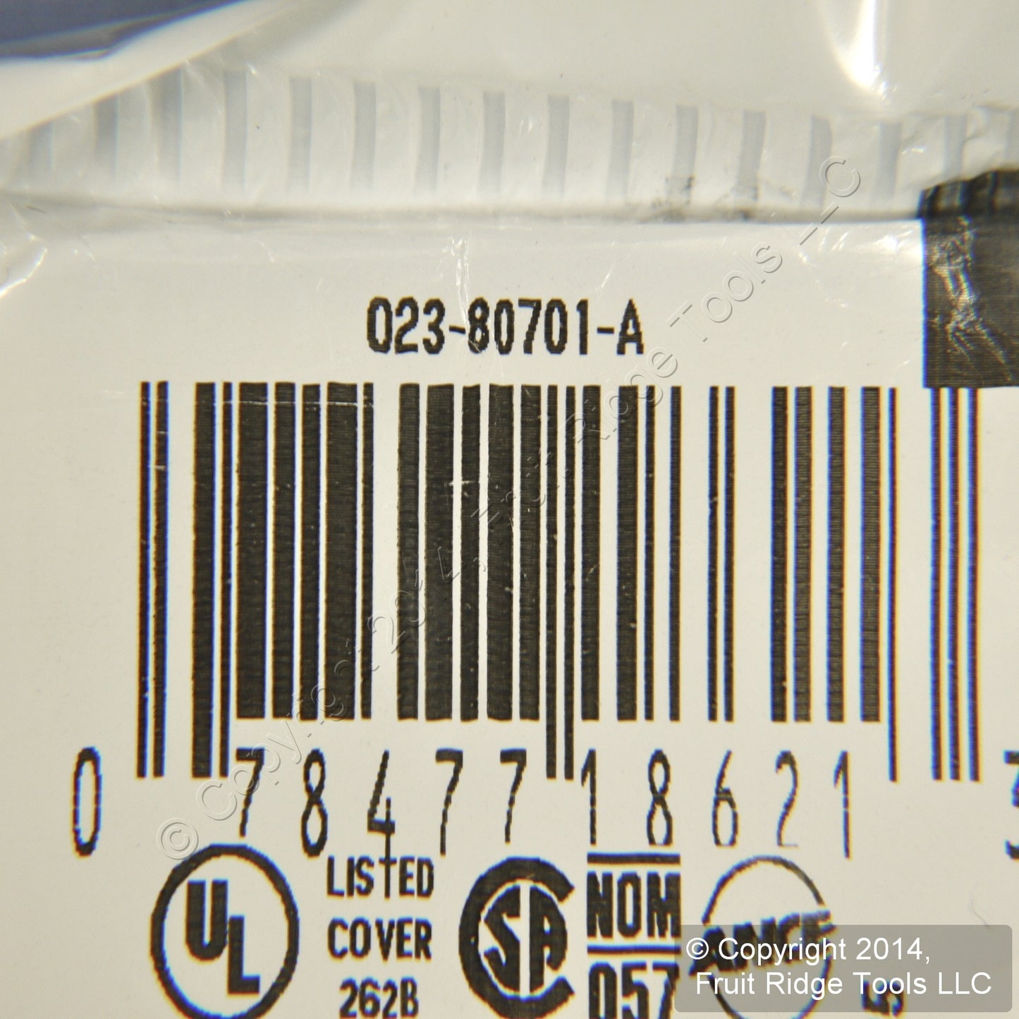 Leviton 80701-A Almond 1-Gang Toggle Unbreakable Nylon Standard Wallplate Cover