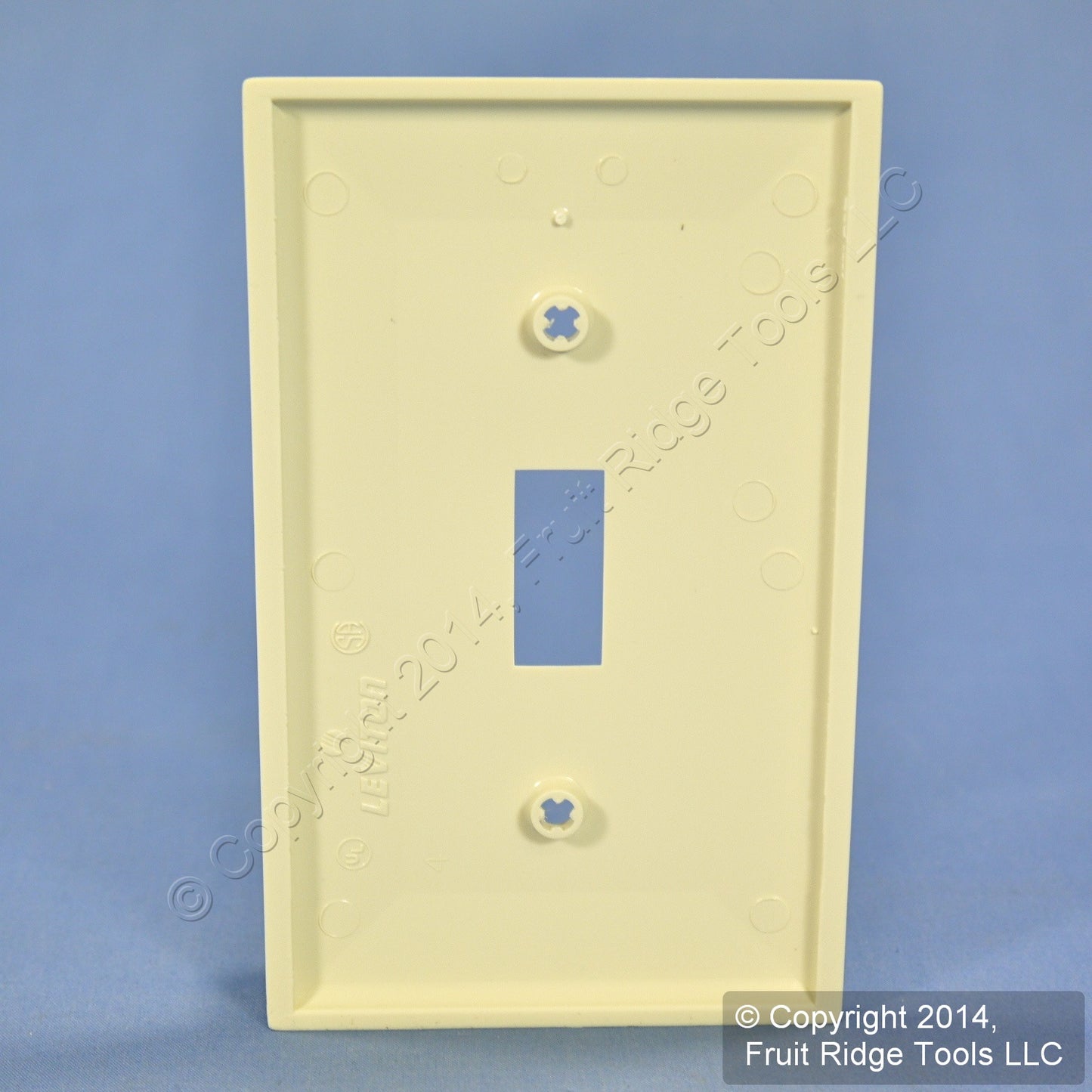 Leviton 80701-A Almond 1-Gang Toggle Unbreakable Nylon Standard Wallplate Cover