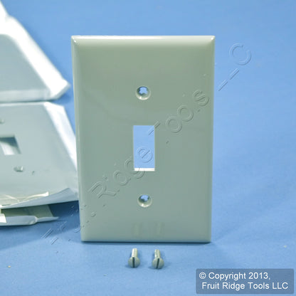 Leviton 80701-GY Gray 1-Gang Toggle Switch Unbreakable Nylon Wallplates 25pcs