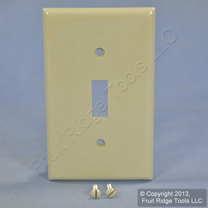 Leviton 80701-GY Gray 1-Gang Toggle Unbreakable Standard Wallplate Cover 4pcs
