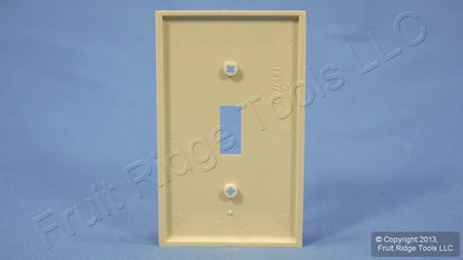 10 Leviton Ivory Unbreakable Nylon 1-Gang Toggle Switch Cover Wallplates 80701-I