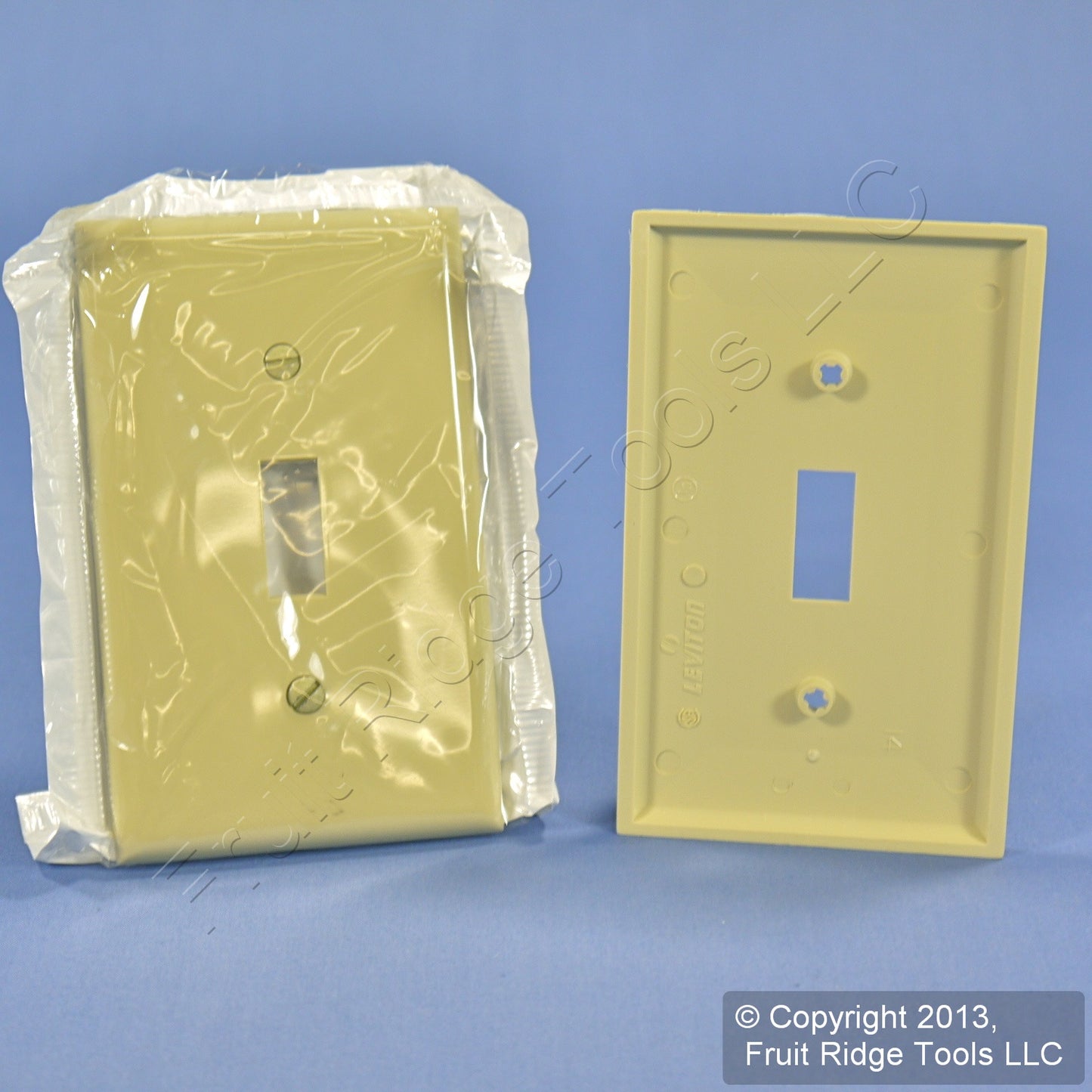 Leviton 80701-I Ivory 1-Gang Toggle Switch Unbreakable Nylon Wallplates 200pcs