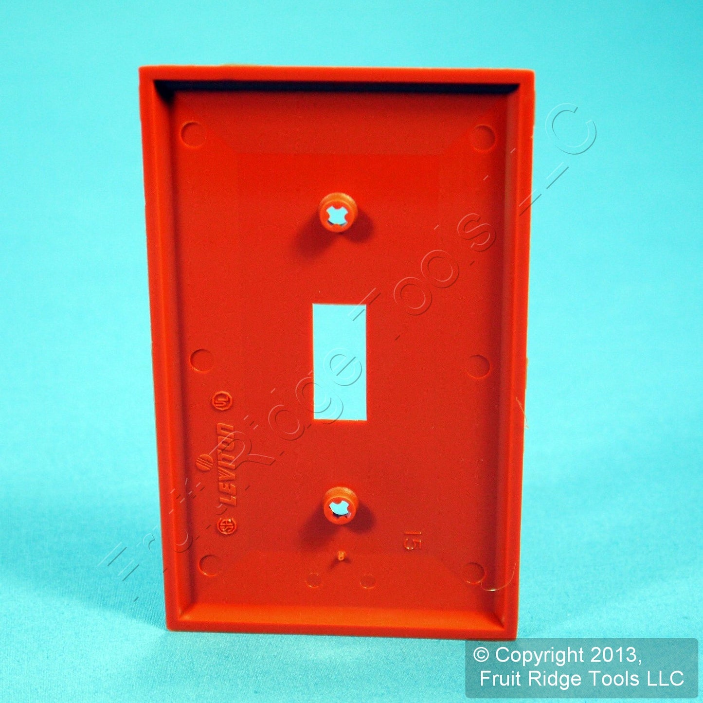 Leviton Red Emergency Unbreakable Toggle Cover Wall Plate Switchplate 80701-RE