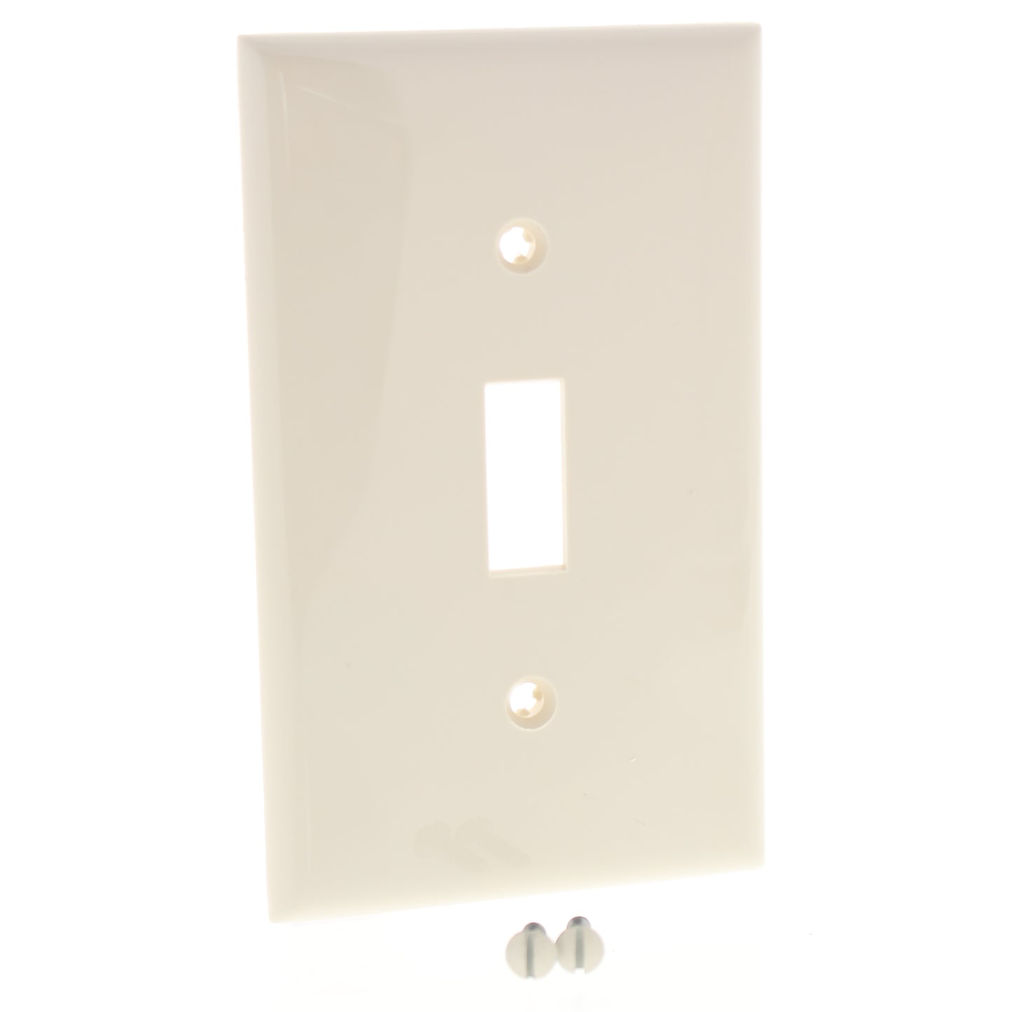 Leviton 80701-T Light Almond 1-Gang Toggle Switch Unbreakable Wallplate 4pcs
