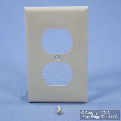3 Leviton Unbreakable Gray Receptacle Outlet Covers