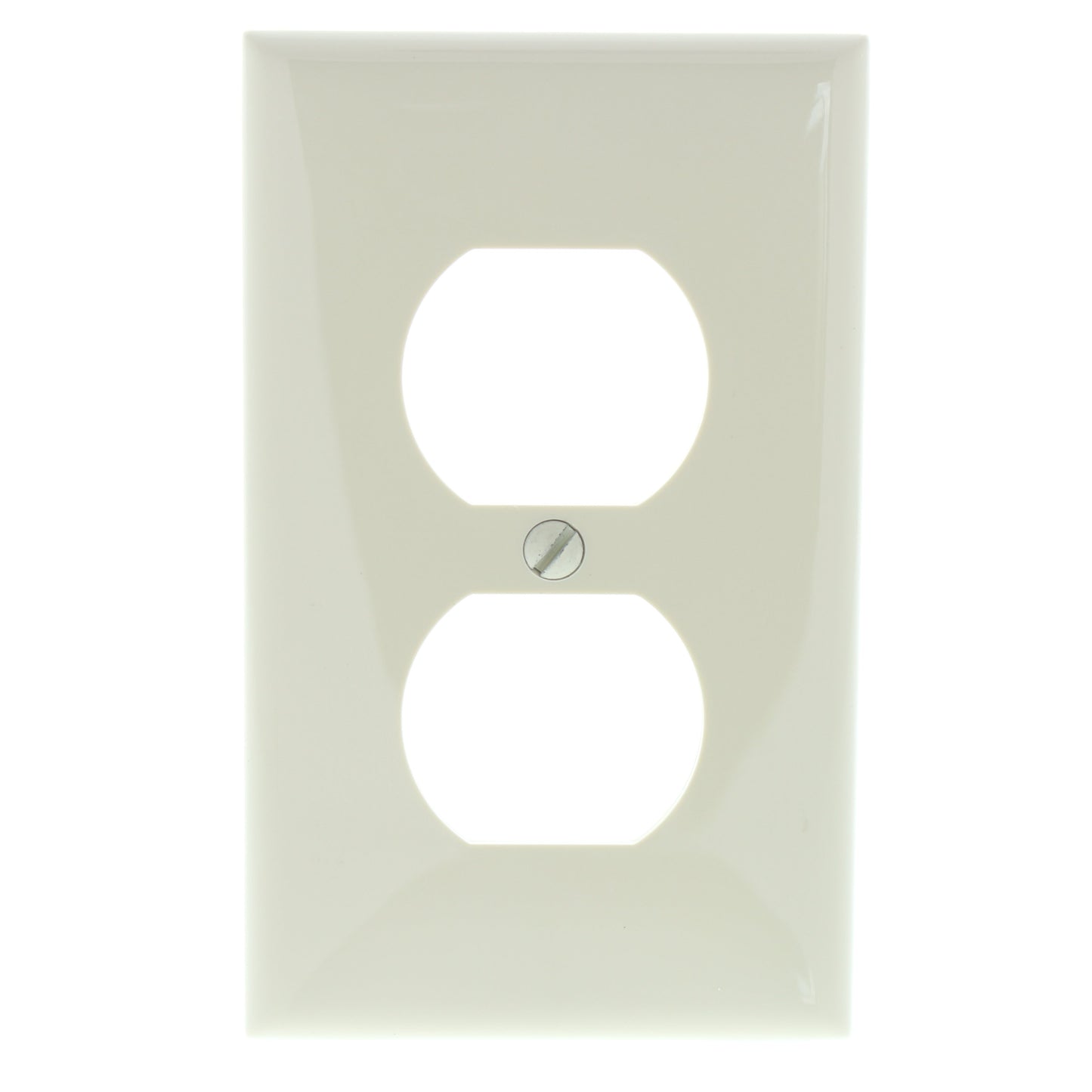 Leviton 80703-I Ivory 1-Gang Duplex Outlet Unbreakable Wallplate Covers 10pcs
