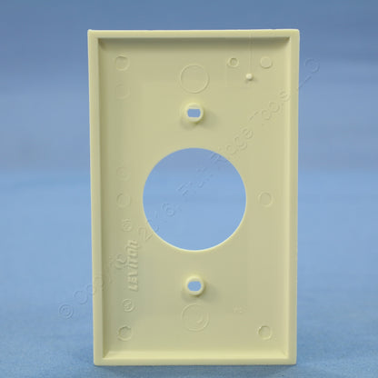 Leviton 80704-A Almond 1-Gang 1.406in. Outlet Unbreakable Wallplate Cover 3pcs