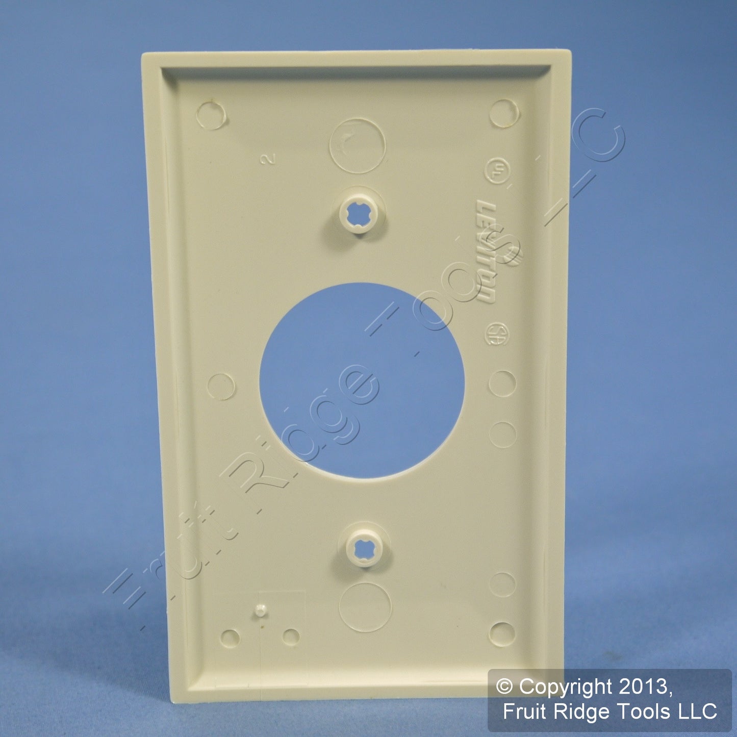 Leviton 80704-T Light Almond 1-Gang Single 1.406" Outlet Nylon Wallplate Cover