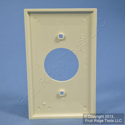 Leviton 80704-T Light Almond 1-Gang Single 1.406" Outlet Nylon Wallplate Cover