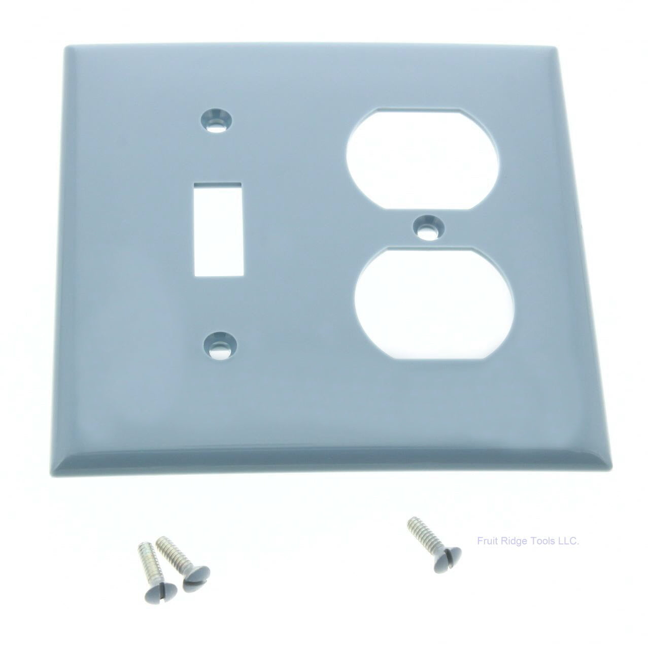 Leviton 80705-BU Blue 2-Gang Toggle Duplex Outlet Unbreakable Wallplates 5pcs