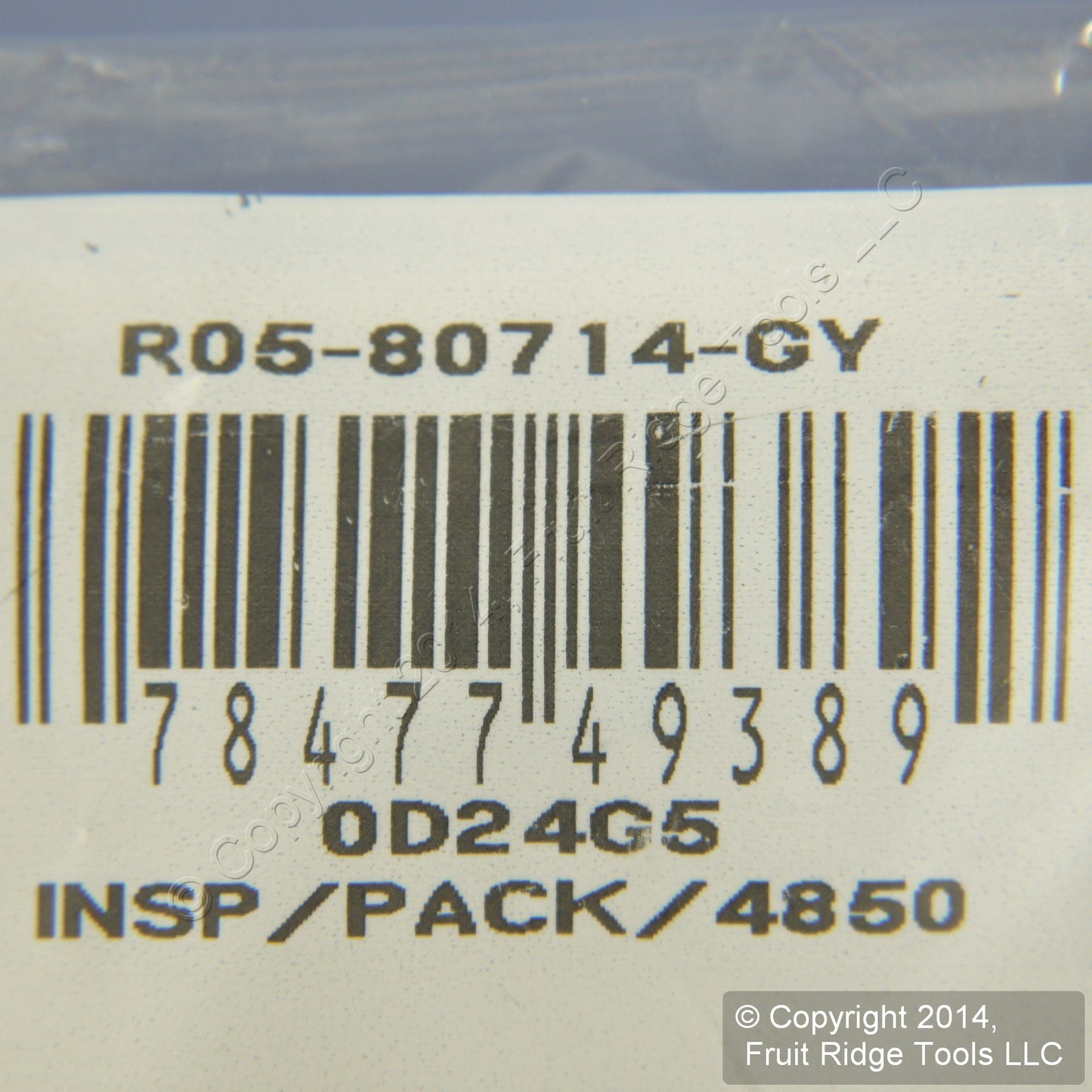 Leviton 80714-GY Gray 1-Gang Blank Unbreakable Nylon Wallplate Cover Box Mount