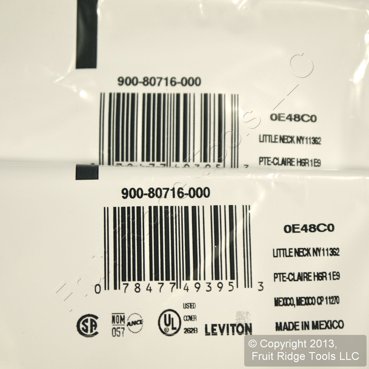 Leviton 80716 Brown 2-Gang Duplex Outlet Unbreakable Standard Wallplates 2pcs