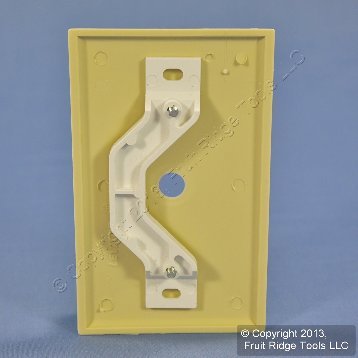 Leviton 80718-I Ivory 1-Gang Phone .406" Unbreakable Wallplate Strap Mount 3pcs