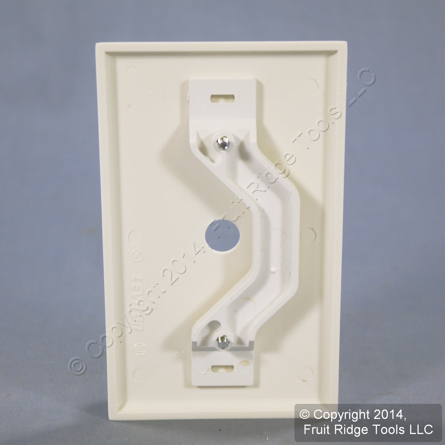 Leviton 80718-W White 1-Gang Phone .406" Unbreakable Wallplate Strap Mount 3pcs