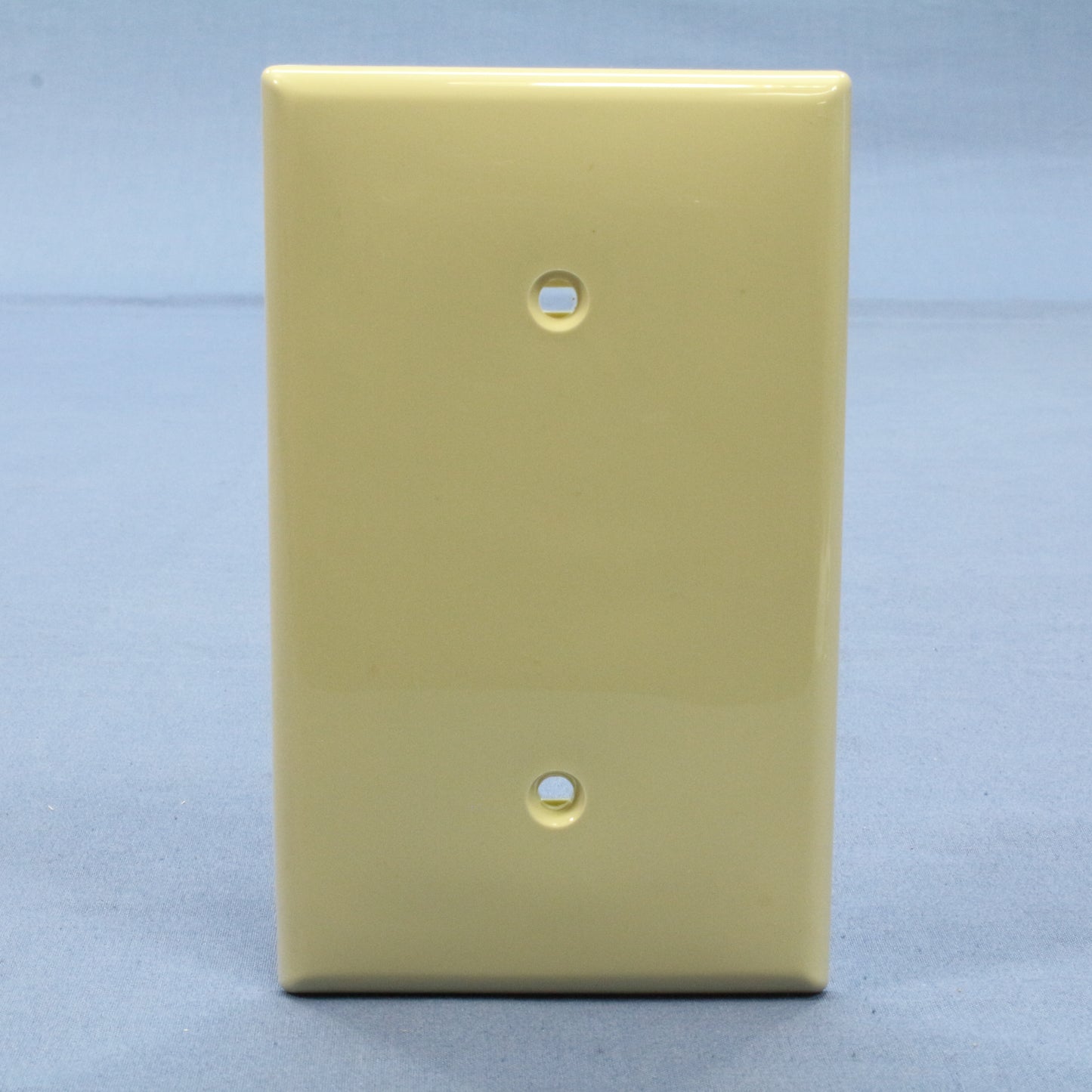Leviton 80719-I Ivory 1-Gang Blank Unbreakable Nylon Wallplate Cover Strap Mount