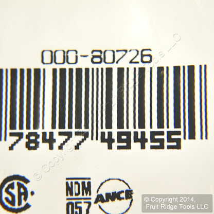 Leviton Brown Dryer Range Welder 2.15" Outlet 2 Gang Cover Wall Plate 80726