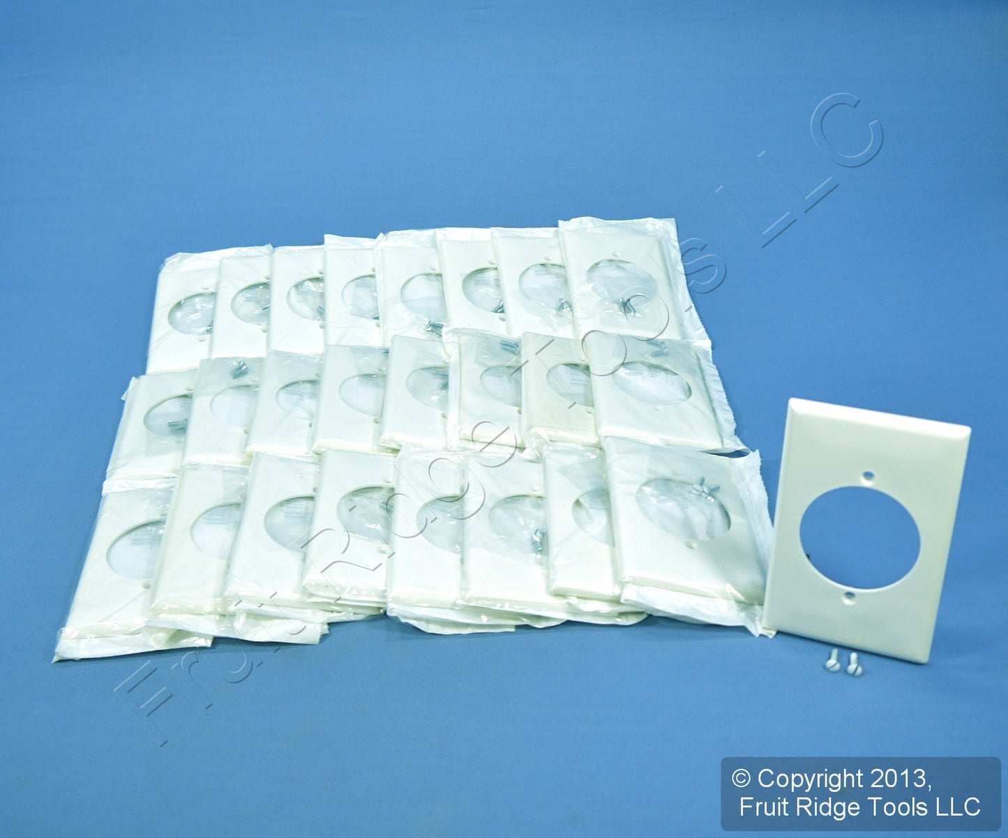 Leviton 80728-W White 1-Gang Power Outlet 2.15" Unbreakable Midway Covers 25pcs